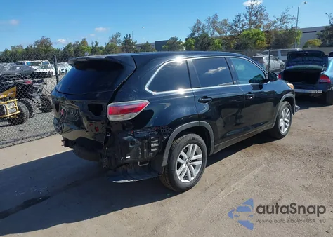2016 Toyota Highlander Le from USA, damaged, VIN 5TDZARFH0GS021167